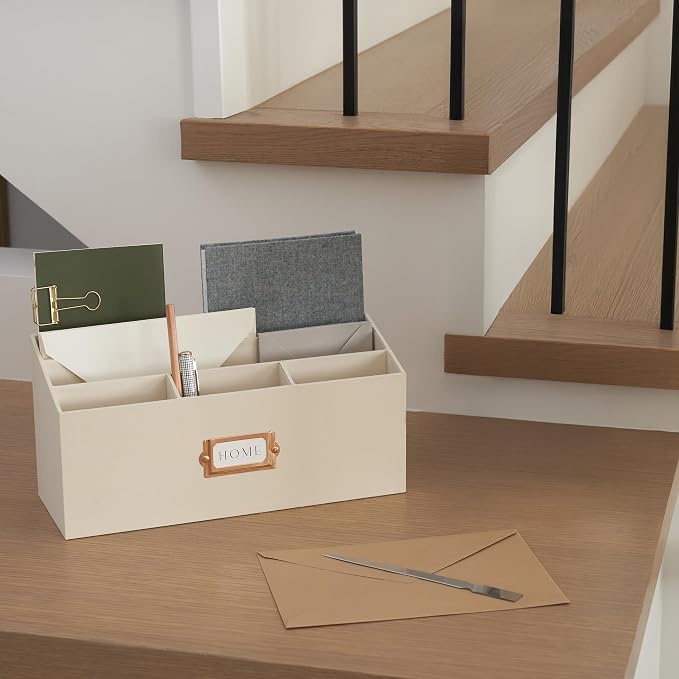 KIBAGA Stylish Linen Mail Organizer - Image 3