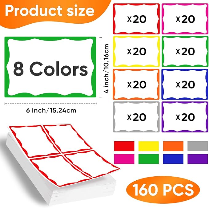 6 x 4 inch Large Moving Labels for Boxes, Packing Labels Stickers for Moving - Image 5