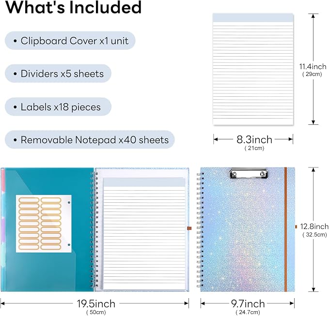 Glitter Clipboard Notebook - Image 2
