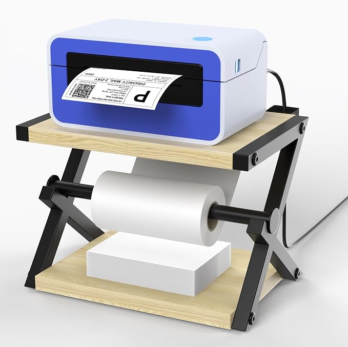 Alyoen Label Holder for Rolls and Fan-Fold Labels, Shipping Thermal Label by Alyoen
