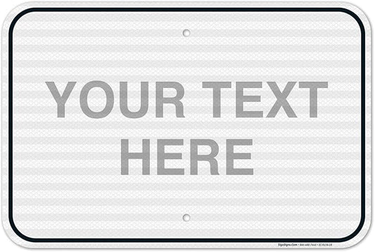 Custom Sign, Personalized Metal Signs, Customize by SigoSigns