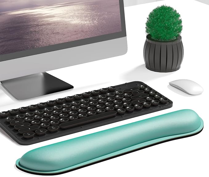 Dapesuom Enlarge Keyboard Wrist Rest Pad, Cute Memory Foam Wrist Rest - Image 2