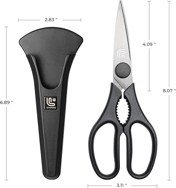 Linoroso Kitchen Scissors All Purpose Kitchen Shears - Image 6