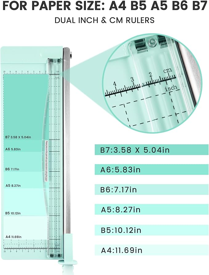 MAKEASY Paper Cutter 12 Inch, Guillotine Paper Cutter - Image 5