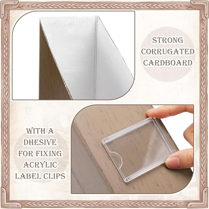 AmazingSpark Set of 4 Highland Cattle Magazine Holder Decorative Foldable - Image 4
