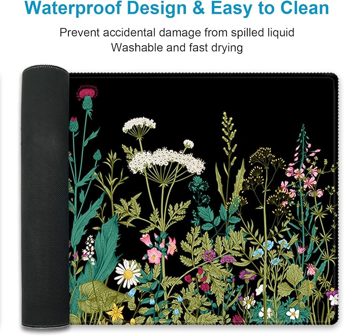 Extended Desk Mat, iDonzon Soft Cute Extra Large XXL Waterproof Gaming Mouse Pad - Image 4