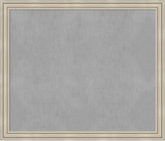 Amanti Art Silver Framed Magnetic Board 46x54 Oversize Vision Board by AmantiArt