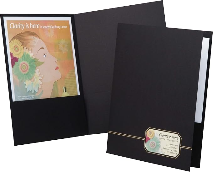 Oxford Monogram Executive Twin Pocket Folders, Letter Size, 4 Pack - Image 6