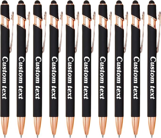CRME Personalized Pens with Stylus Custom Pens in Bulk Customized Pen Engraved by Unknown