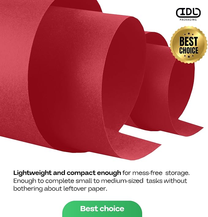 Christmas Red Kraft Paper Roll 36" x 1200" - Image 7
