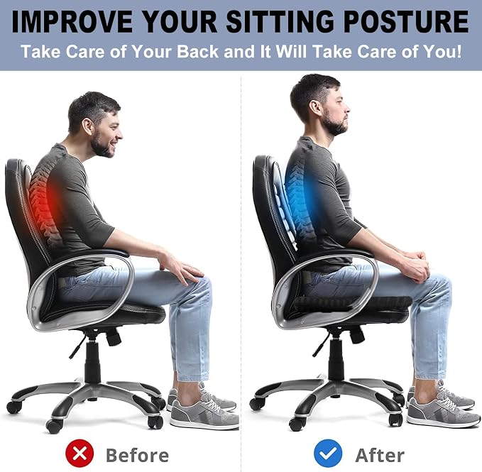 Gel Seat Cushion for Long Sitting Pressure Relief - Image 4