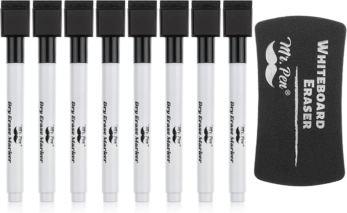 Mr. Pen- Magnetic Dry Erase Markers, 8 Pack - Image 7