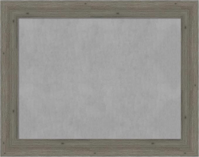 Amanti Art Grey Framed Magnetic Board 23x29 Medium Vision Board by AmantiArt