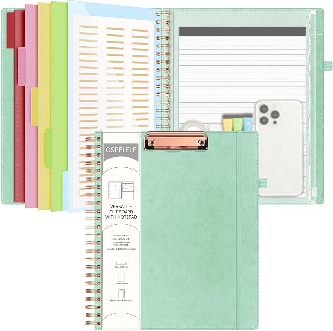 Ospelelf Leather Clipboard Folders by OspelelfOfficeSupplies