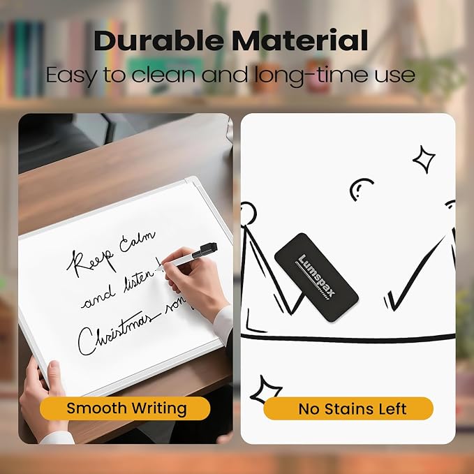 Small Dry Erase Board for Wall, Magnetic White Board - Image 6
