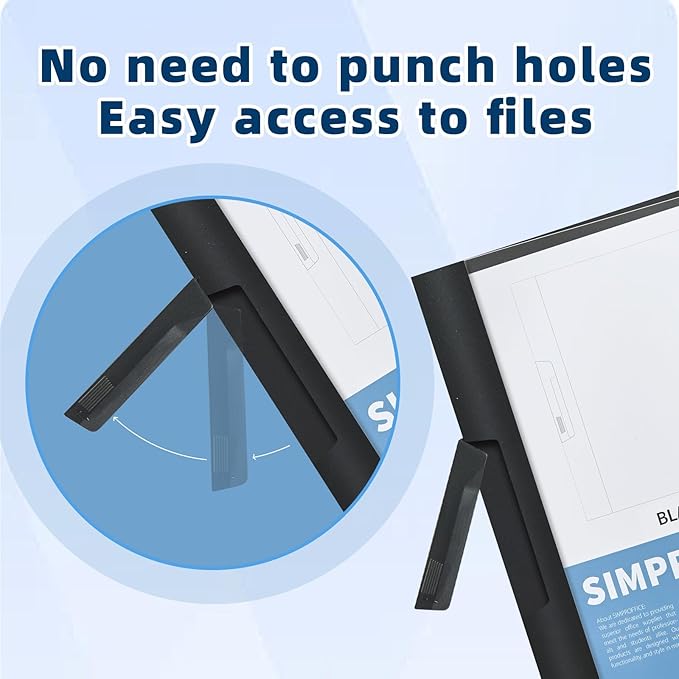 Swing Clip Report Covers, Professional Presentation Folders, 9 x 11.4 Inches - Image 4