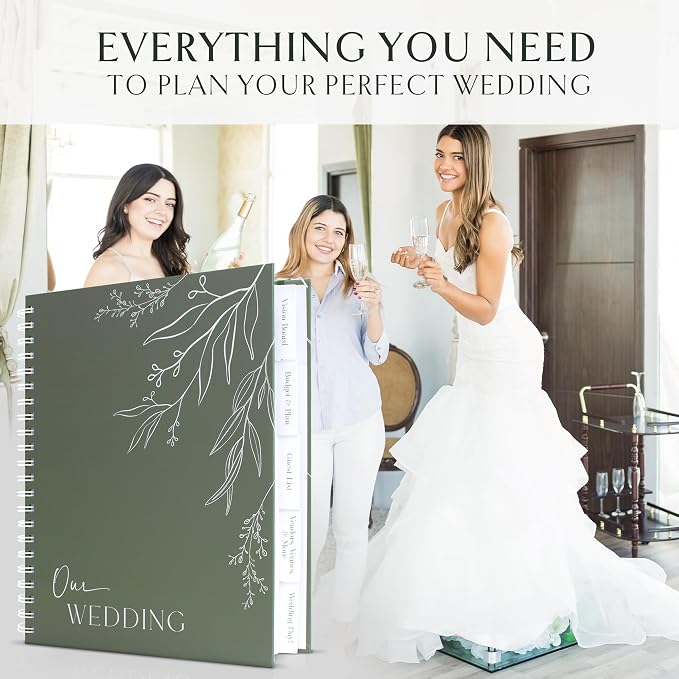 Beautiful Minimalistic Wedding Planner Book and Organizer - Image 3