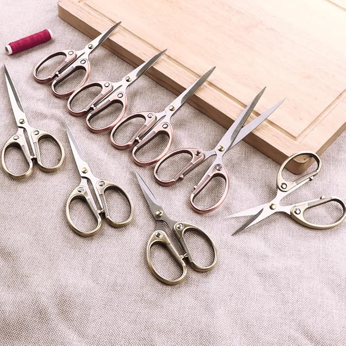 6.3" All Stainless Steel Office Scissors, Ultra Sharp Blade Shears, Sturdy - Image 5