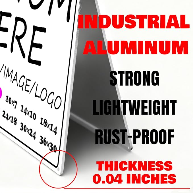 Custom business signs-36×30inches-Large size, Optional reflective, Strong and - Image 3