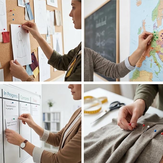 100 Pcs Map Pins, Small Map Tacks - Image 7