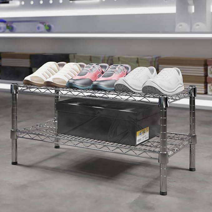 Regal Altair 14" Deep x 30" Wide x 14" Height Wire Shelving Kit | 2-Tier | NSF - Image 2