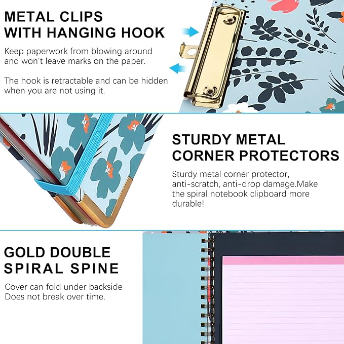 HWPRATO Spiral Clipboard Folio - Image 3