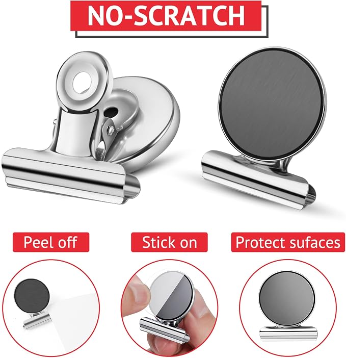 24 Pack Magnetic Clips Fridge Magnets Heavy Duty Magnet Clips - Image 6