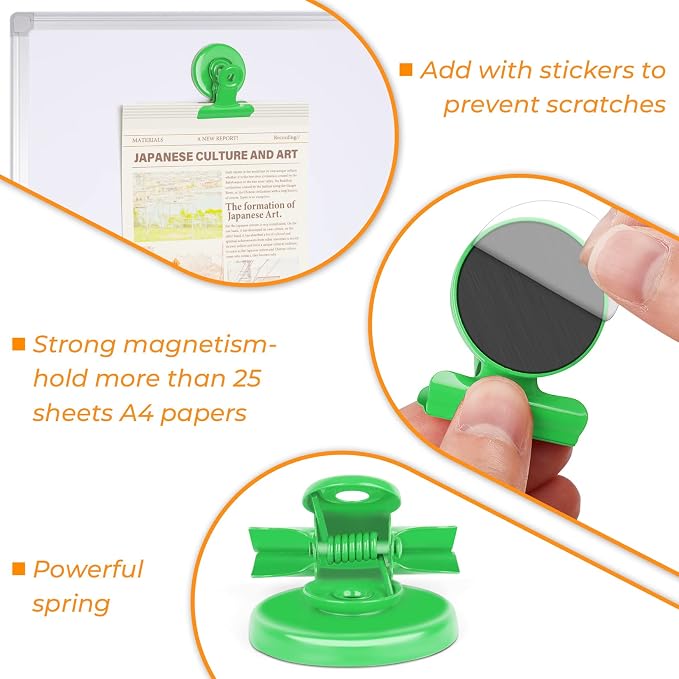 VNDUEEY 20 Pack Fridge Magnets Refrigerator Magnets, Strong Magnetic Clips - Image 5