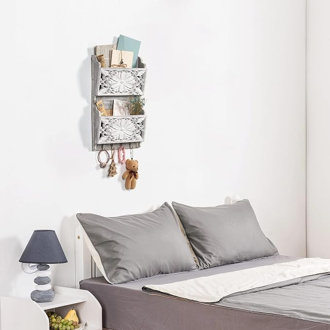 2-Slot Mail Organizer Wall Mount - Image 8