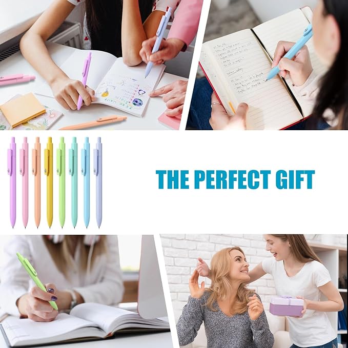 Vitoler Cute Gel Pens, 8 Pack 0.5mm Fine Point Pens - Image 6