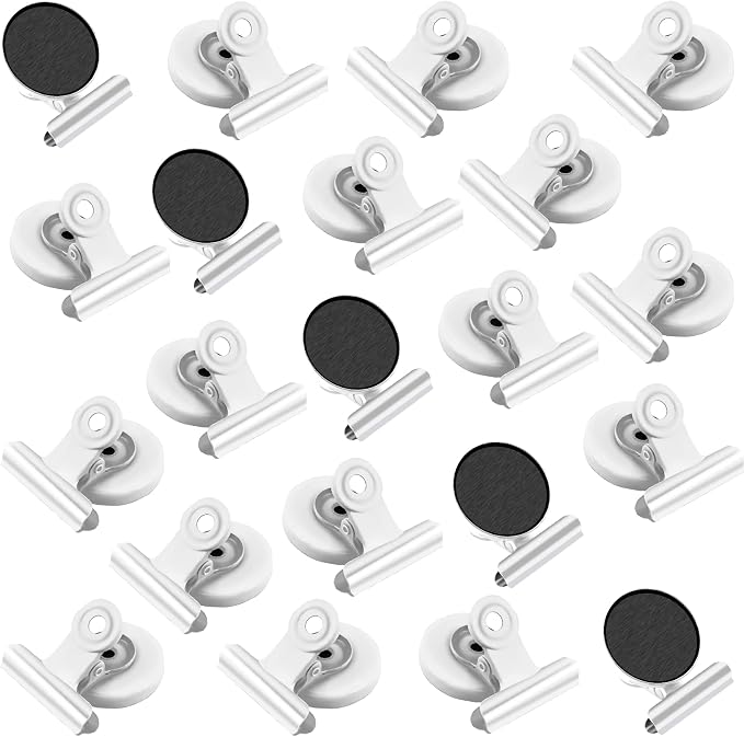 VNDUEEY 20 Pack Fridge Magnets Refrigerator Magnets, Strong Magnetic Clips by VNDUEEY