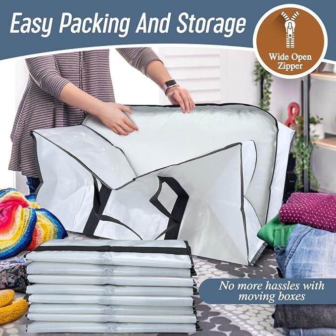 12 Pack Extra Heavy Duty Large Moving Bags - Image 5