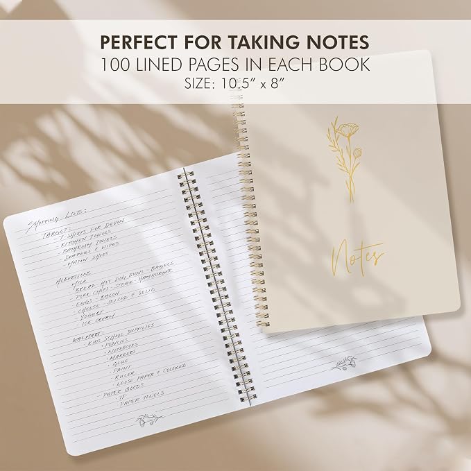 ZICOTO Aesthetic Spiral Notebook Set of 3 - Image 5
