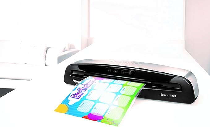 Fellowes Callisto 125 Laminator, 12.5-Inch (57291), Silver/Black-DeskLoop Office