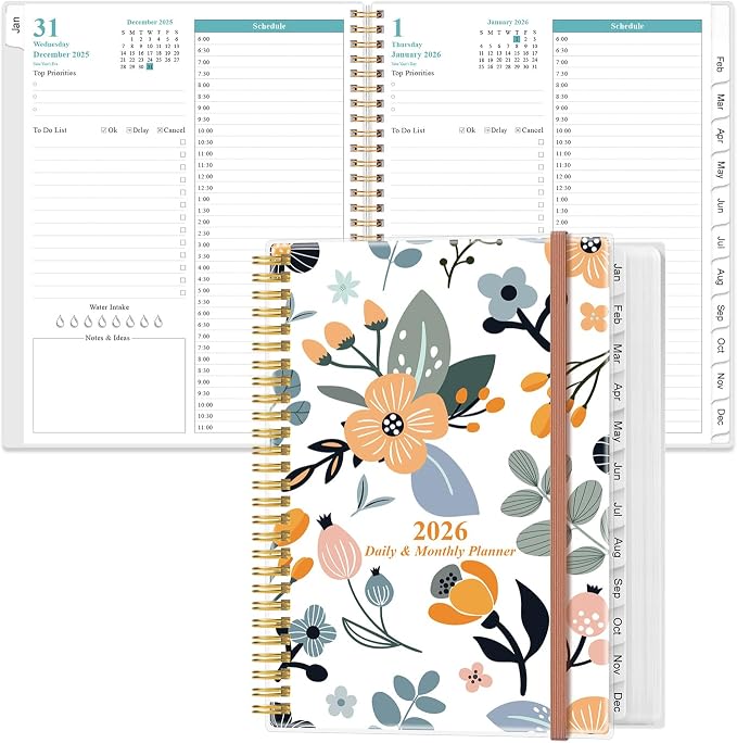 2026 Daily & Monthly Planner by Heveboik