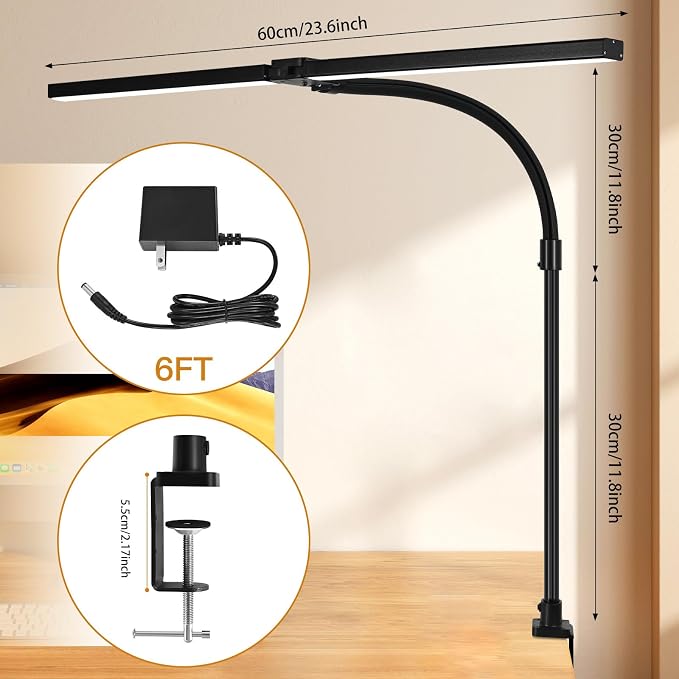 LED Desk Lamp for Office Dorm Home - Image 3