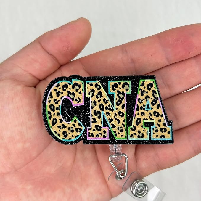 Leopard CNA Badge Reel Retractable - Image 3
