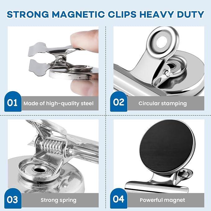 DIYMAG Magnetic Clips, 60 Pack Personalized Sculpture Photo Frame Collage - Image 5