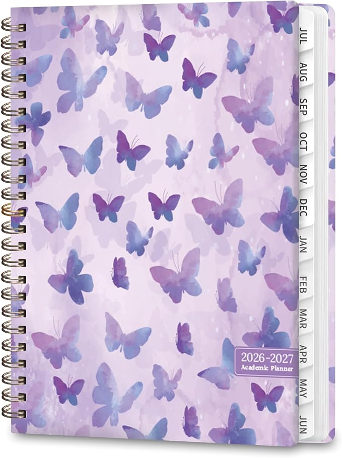 Planner 2026-2027, Weekly and Monthly Academic Year Calendar Planner, July 2026 by VALOME