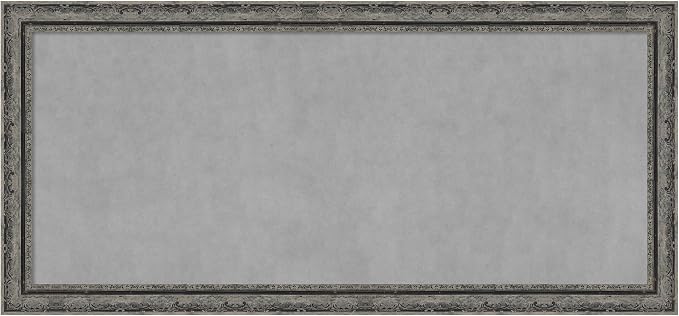 Amanti Art Black Framed Magnetic Board 24x52 Oversize Vision Board by AmantiArt