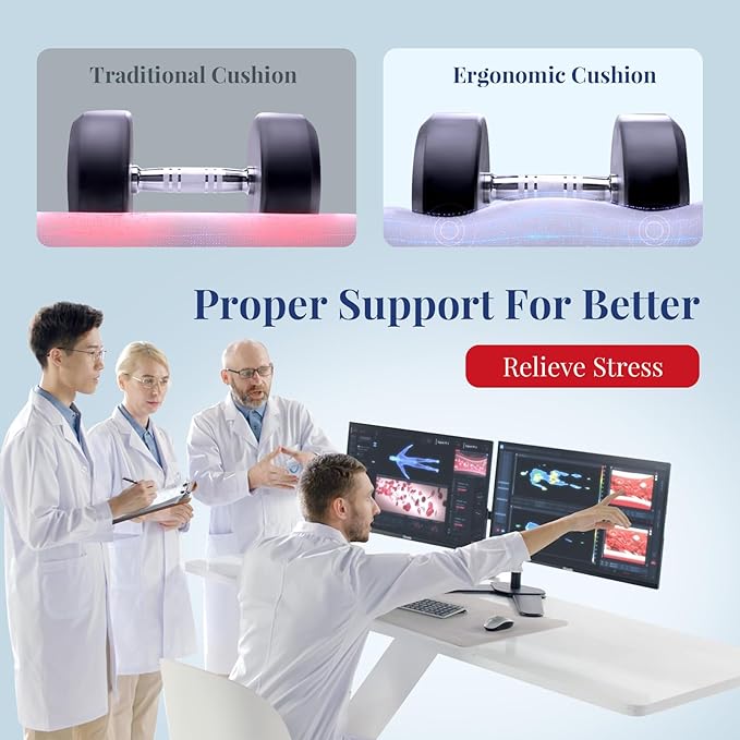 Benazcap Wheelchair Cushions Seat Cushion for Tailbone Pain Relief/Hemorrhoid - Hip Shaped Memory Foam Office Chair Cushions to Unleash Supreme Comfort in Office, Home, and Car Seating-Black-DeskLoop Office