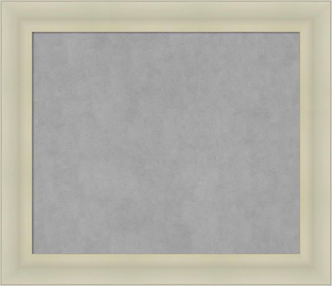 Amanti Art Silver Framed Magnetic Board 25x29 Medium Vision Board by AmantiArt