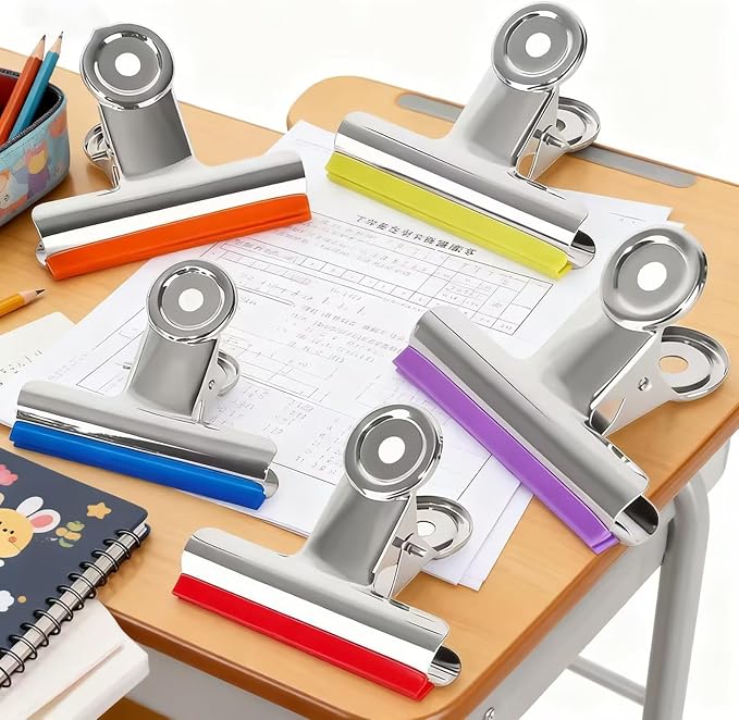 3 Inch Extra Large Bulldog Clips Covered - Image 5