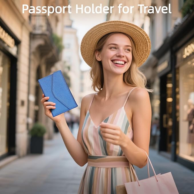 ZOPPEN Mulit-purpose Rfid Blocking Passport Holder Travel Wallet Passport and - Image 8