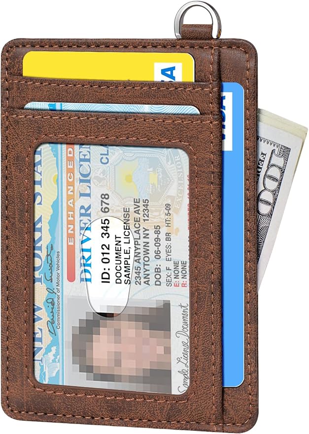 FurArt Slim Minimalist Wallet RFID Credit Card Holder - Image 2