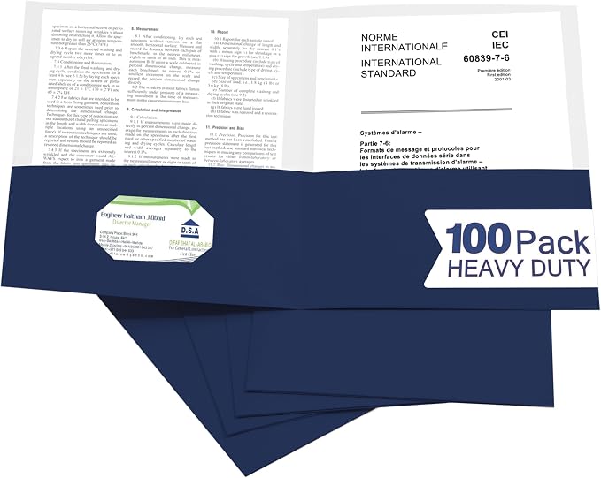 Zzrywuty 100 Packs Paper Folders by Zzrywuty