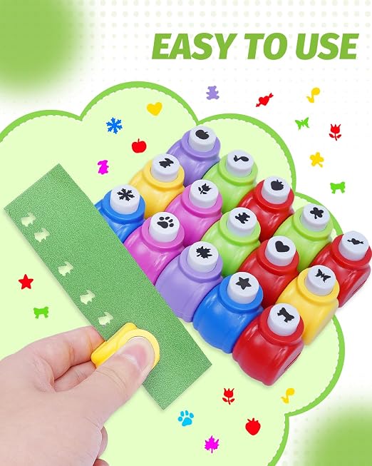 UCEC 15PCS Craft Shape Hole Punch Shapes, Paper Punches - Image 6