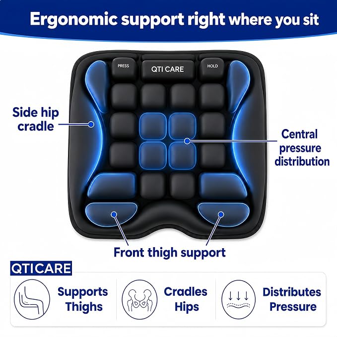 Airplane Seat Cushion, Air-Cell Travel Cushion - Image 5