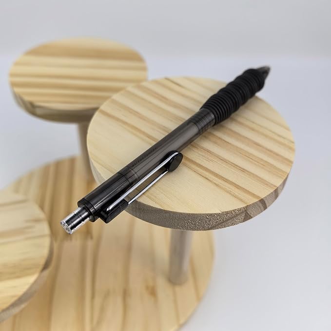 Fengtaiyuan Black Ink, 0.7mm, Retractable Gel Ink Rollerball Pens, Fine Point, Comfortable Grip, Easy Hold, Writting Smooth, 12 Pack (BlackZS07P12)