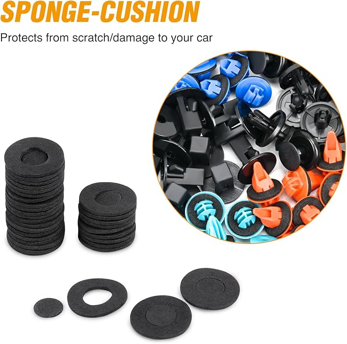 GOOACC 180PCS Car Bumper Retainer Clips Bumper Fender Liner Kit - Image 4